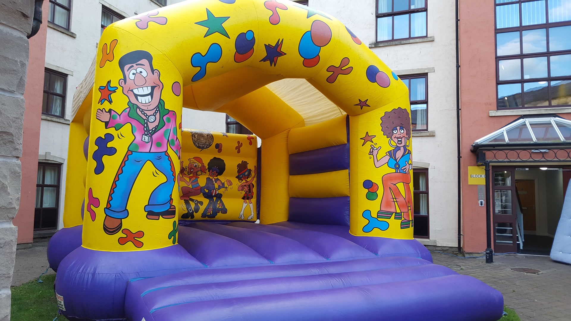 Disco Adult Bouncy Castle Hire
